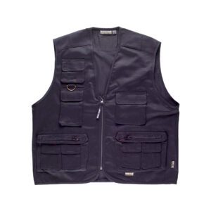 Producto de chaleco sin mangas negro para industria base