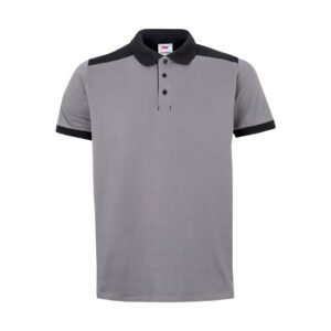 Producto de un polo gris claro para industria base