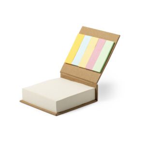 Portanotas con tapas de cartón reciclado personalizable para merchandising