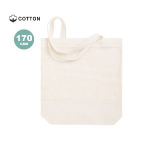 Bolsa totebag blanca de algodon personalizable para merchandising